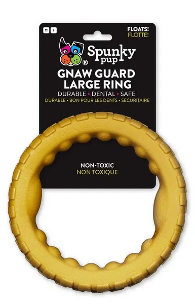 1ea Spunky Pup Gnaw Guard Foam Large Ring - Health/First Aid